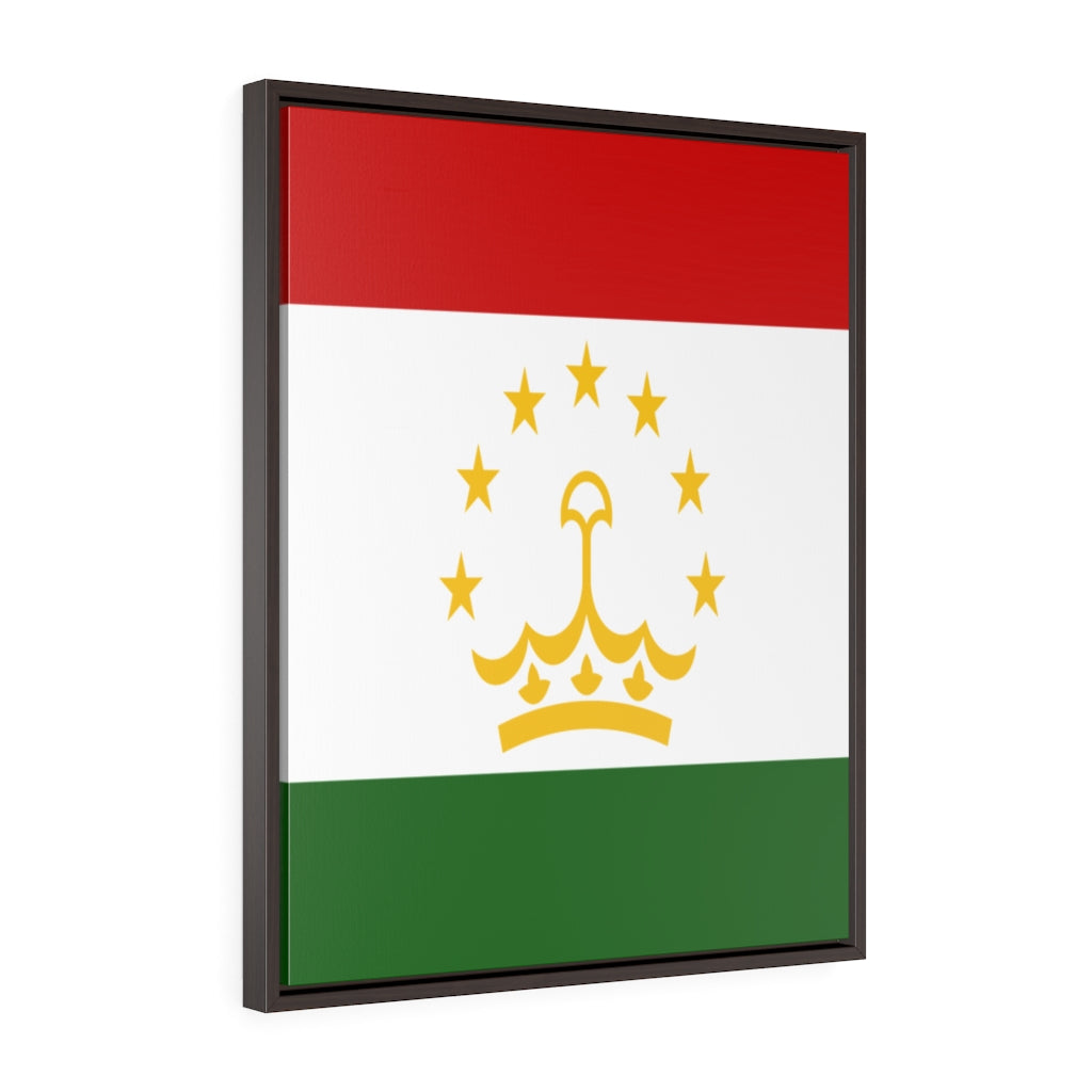 TAJIKISTAN Vertical Framed Premium Gallery Wrap Canvas