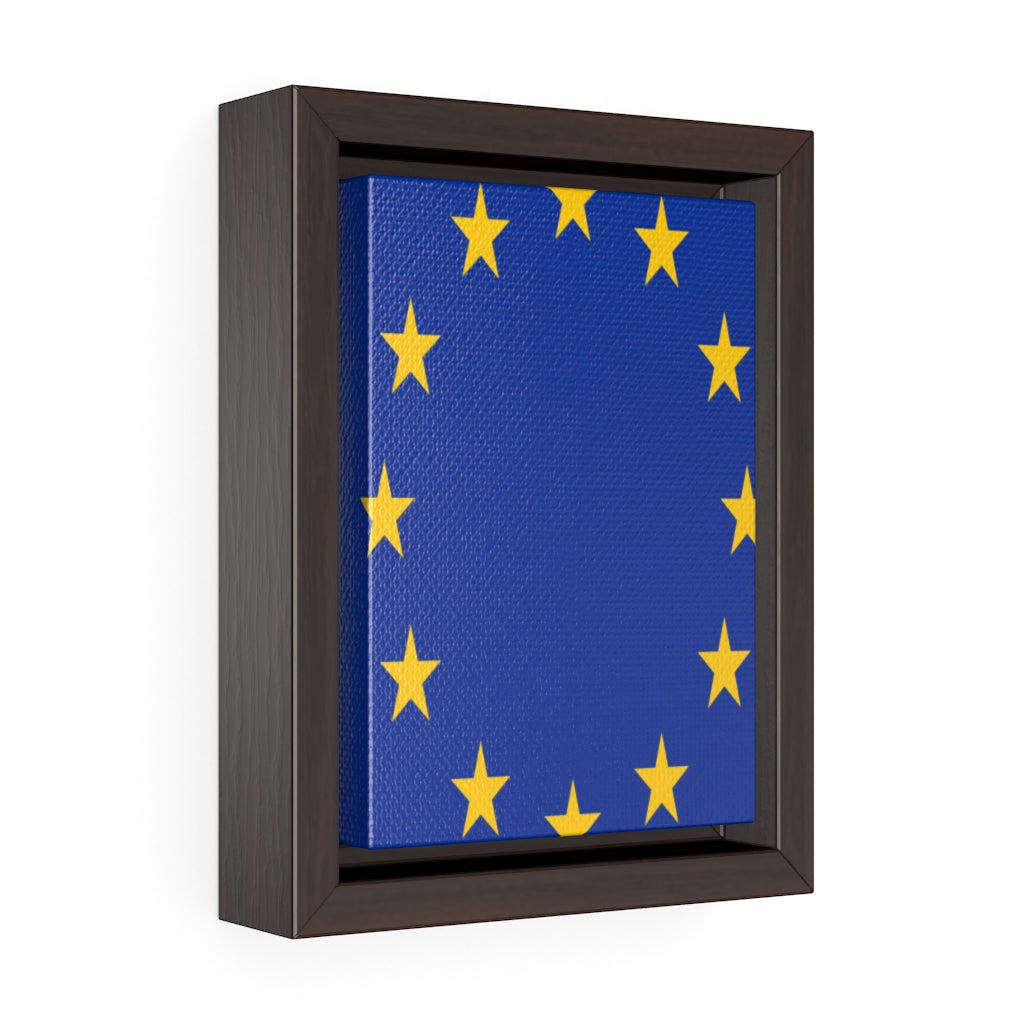 EUROPE Vertical Framed Premium Gallery Wrap Canvas