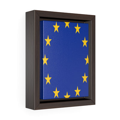 EUROPE Vertical Framed Premium Gallery Wrap Canvas