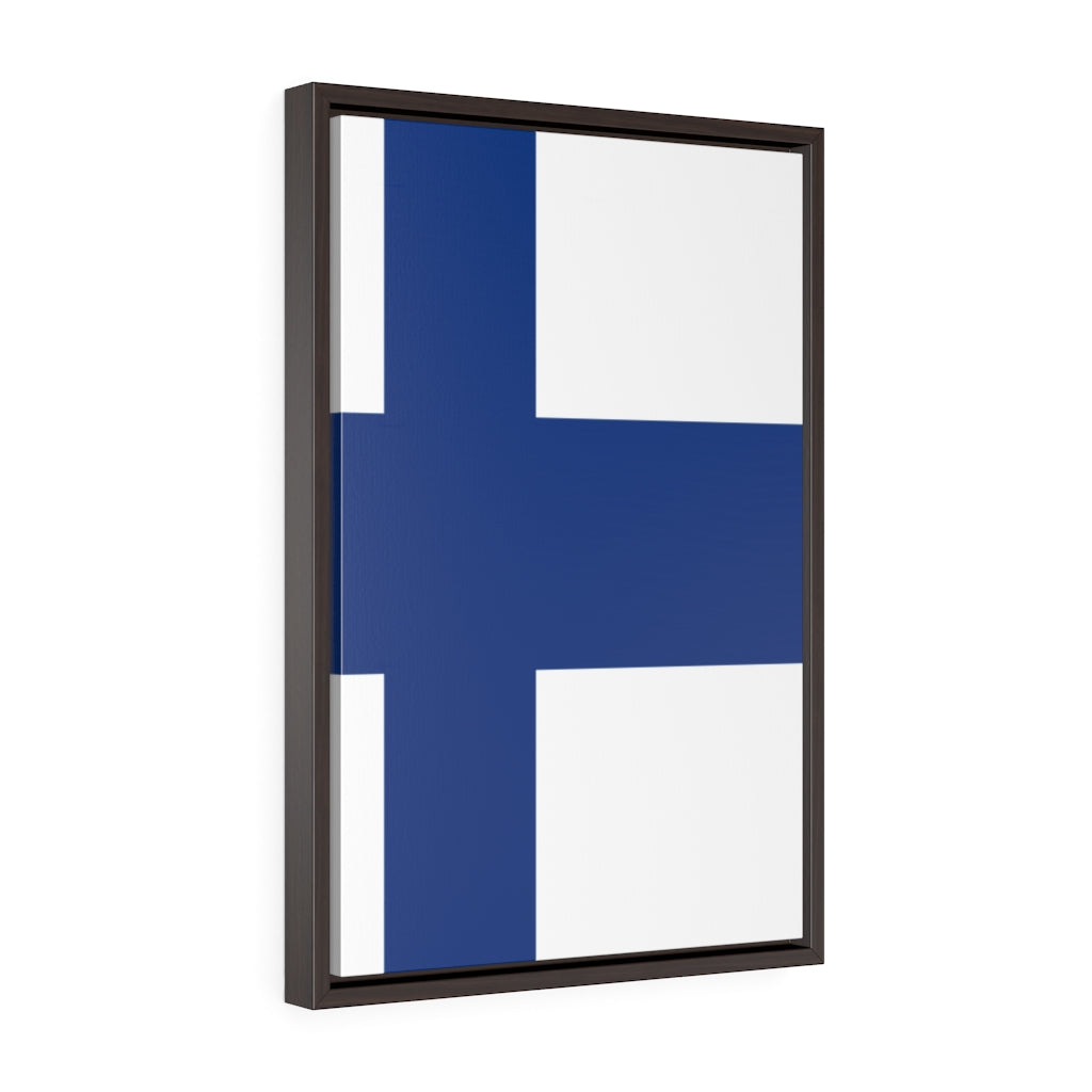 FINLAND Vertical Framed Premium Gallery Wrap Canvas