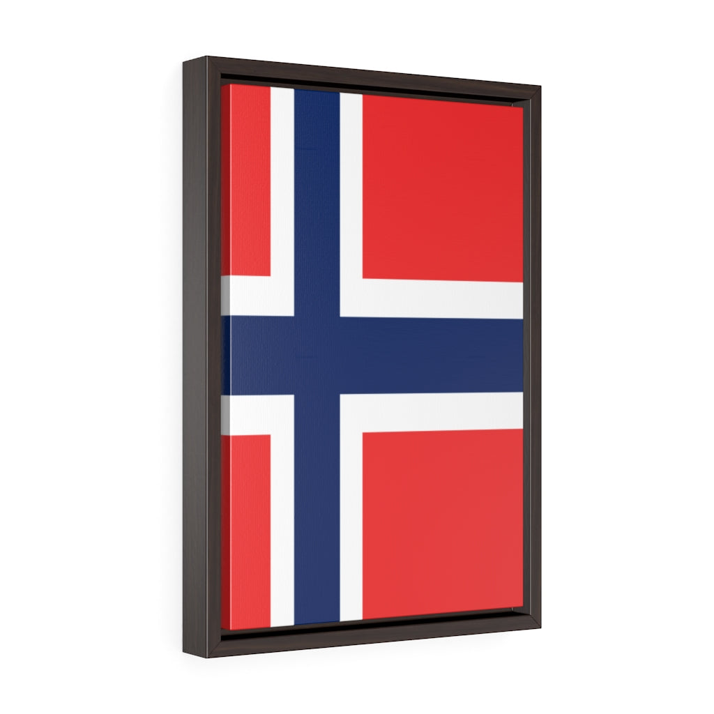 NORWAY Vertical Framed Premium Gallery Wrap Canvas