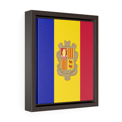 ANDORRA Vertical Framed Premium Gallery Wrap Canvas