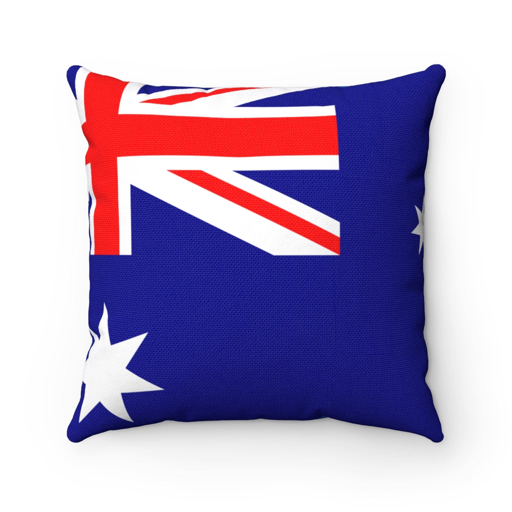 Australia flag Spun Polyester Square Pillow