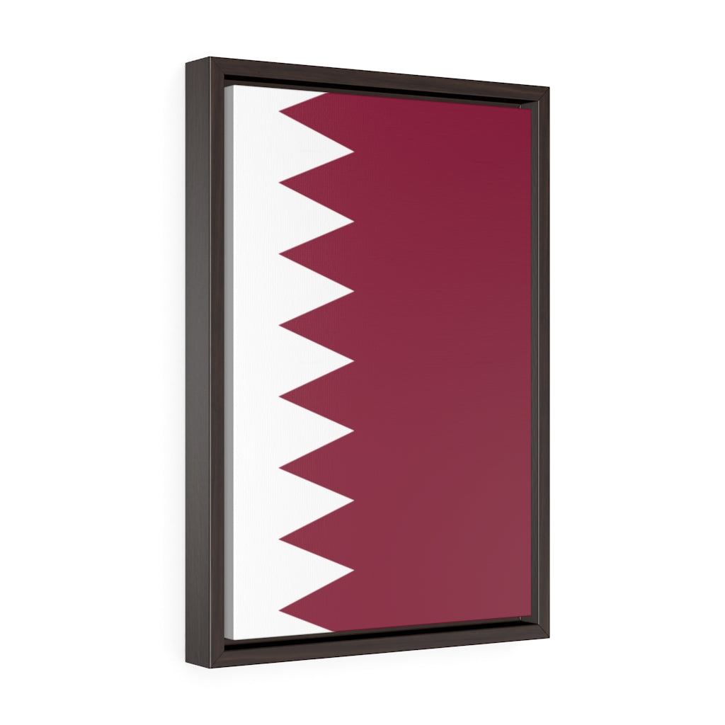 QATAR Vertical Framed Premium Gallery Wrap Canvas