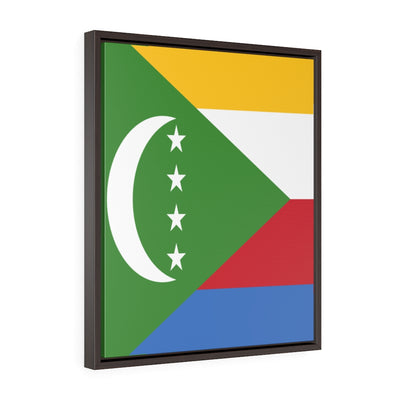 COMOROS Vertical Framed Premium Gallery Wrap Canvas