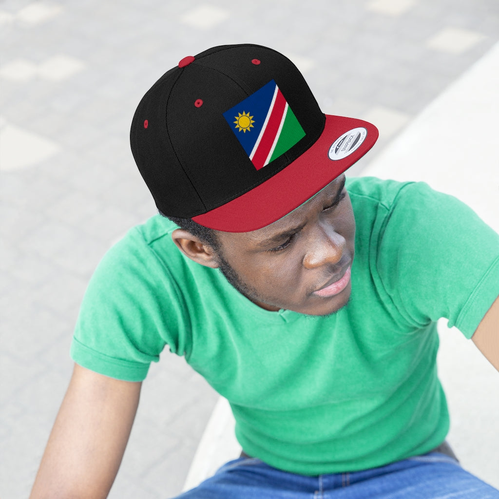 NAMIBIA Unisex Flat Bill Hat