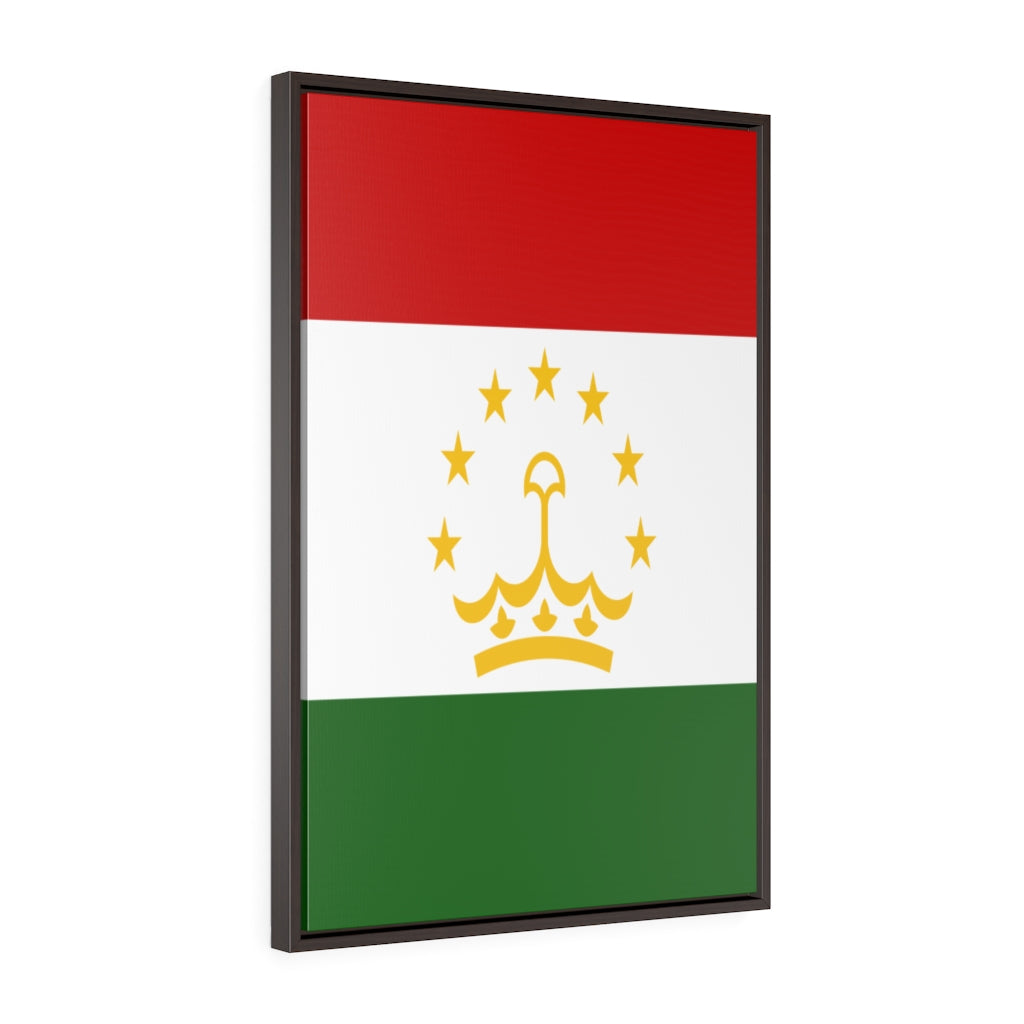 TAJIKISTAN Vertical Framed Premium Gallery Wrap Canvas