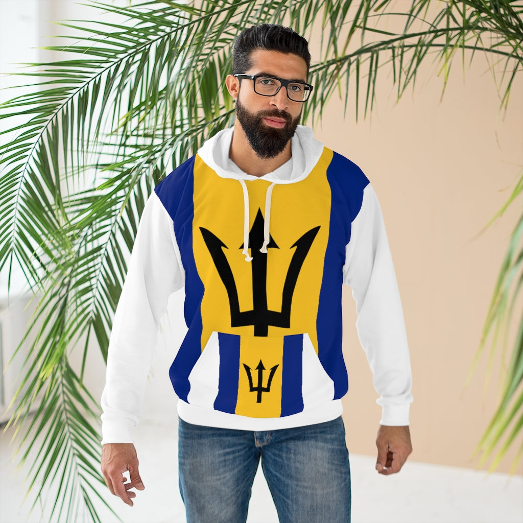 Barbados AOP Unisex Pullover Hoodie