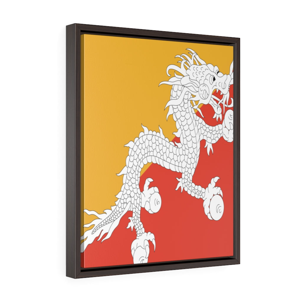 BHUTAN Vertical Framed Premium Gallery Wrap Canvas