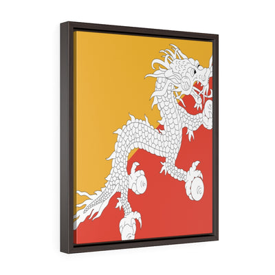 BHUTAN Vertical Framed Premium Gallery Wrap Canvas