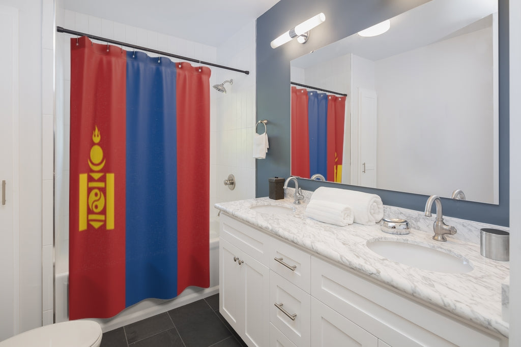 MONGOLIA Shower Curtains