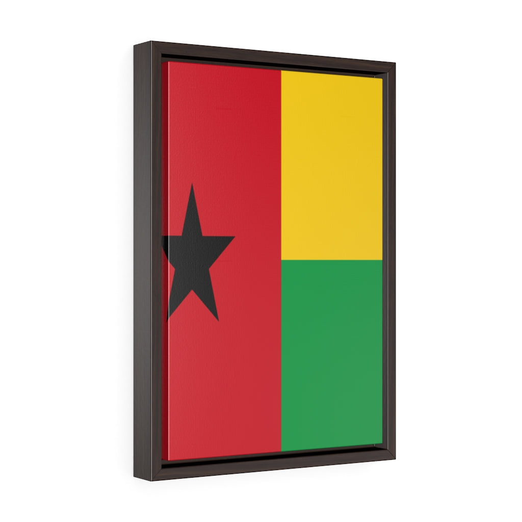 GUINEA- BISSAU Vertical Framed Premium Gallery Wrap Canvas