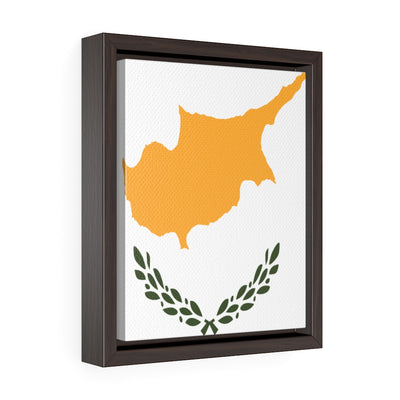 CYPRUS Vertical Framed Premium Gallery Wrap Canvas