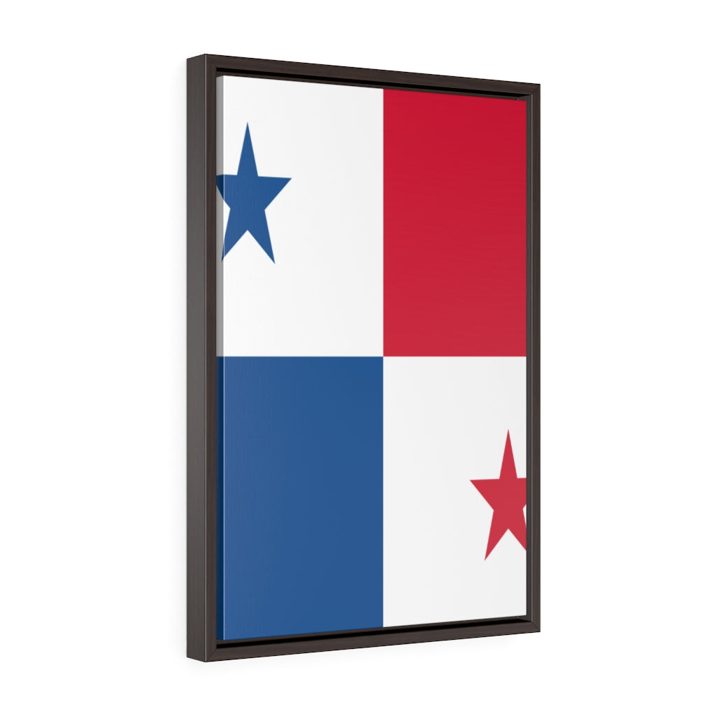 PANAMA Vertical Framed Premium Gallery Wrap Canvas