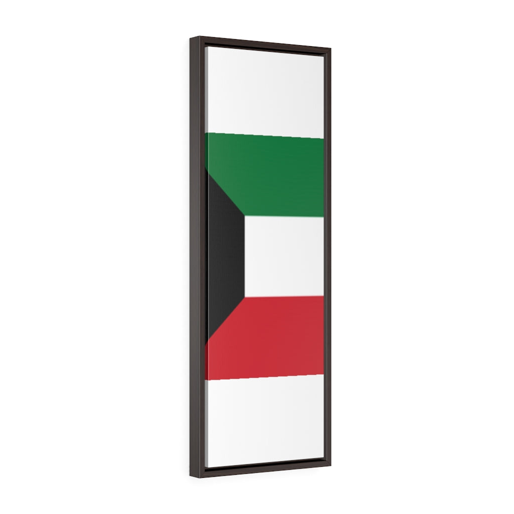 KUWAIT Vertical Framed Premium Gallery Wrap Canvas