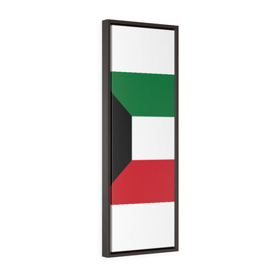 KUWAIT Vertical Framed Premium Gallery Wrap Canvas