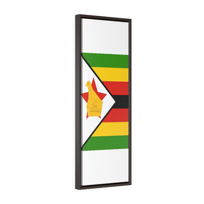 ZIMBABWE Vertical Framed Premium Gallery Wrap Canvas