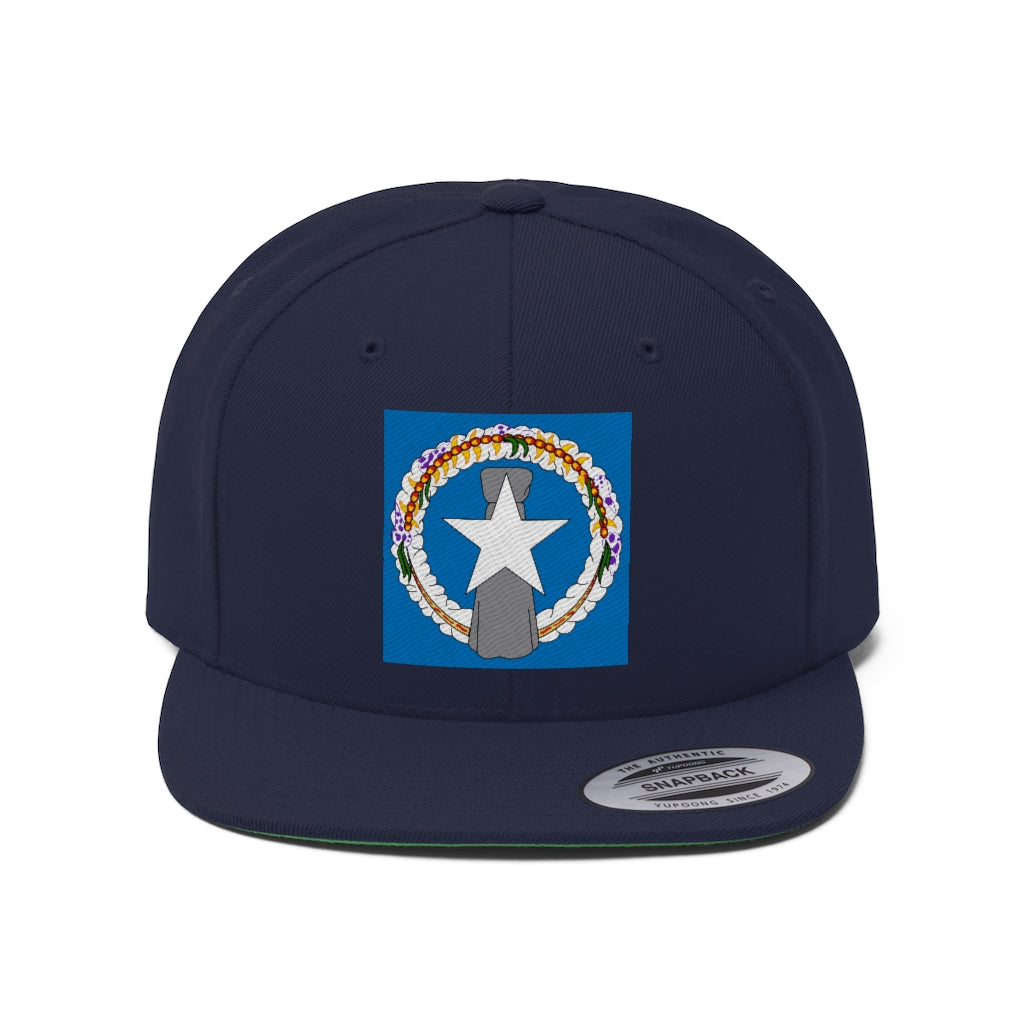 NORTHERN MARIANA ISLANDS Unisex Flat Bill Hat