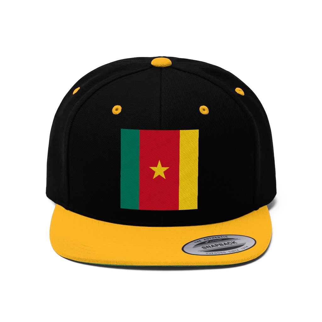 CAMEROON Unisex Flat Bill Hat