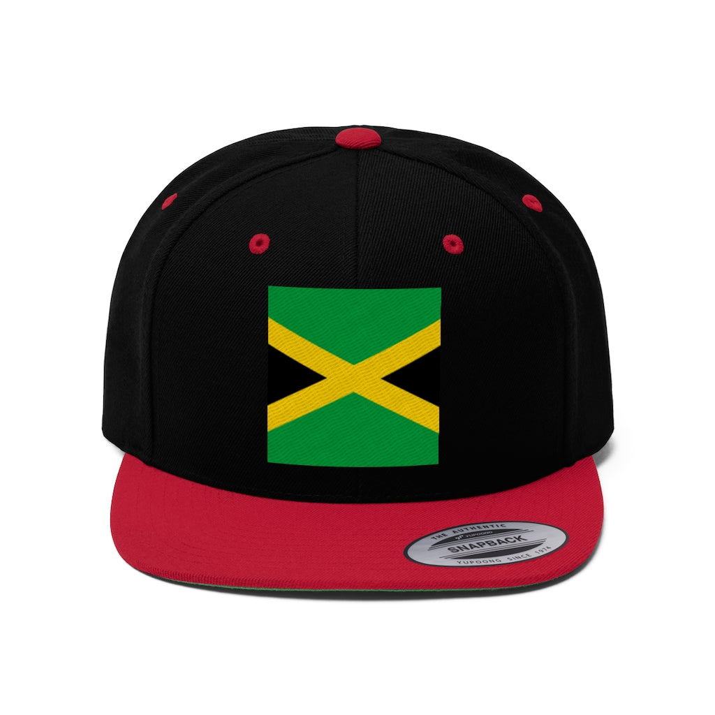 JAMAICA Unisex Flat Bill Hat