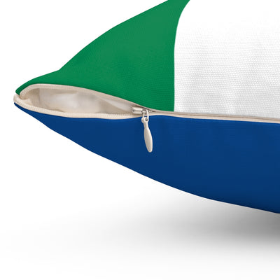 Nigeria flag Spun Polyester Square Pillow