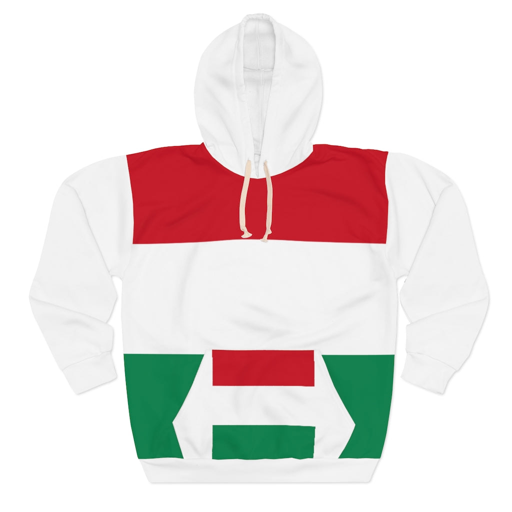 Hungary AOP Unisex Pullover Hoodie