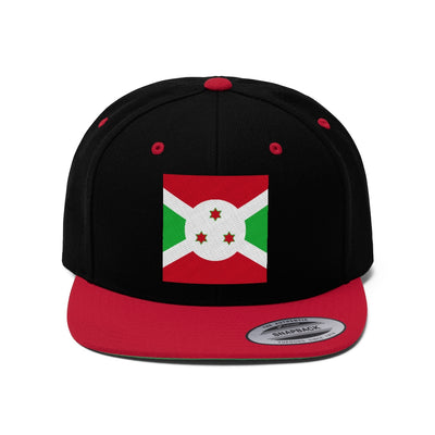 BURUNDI Unisex Flat Bill Hat