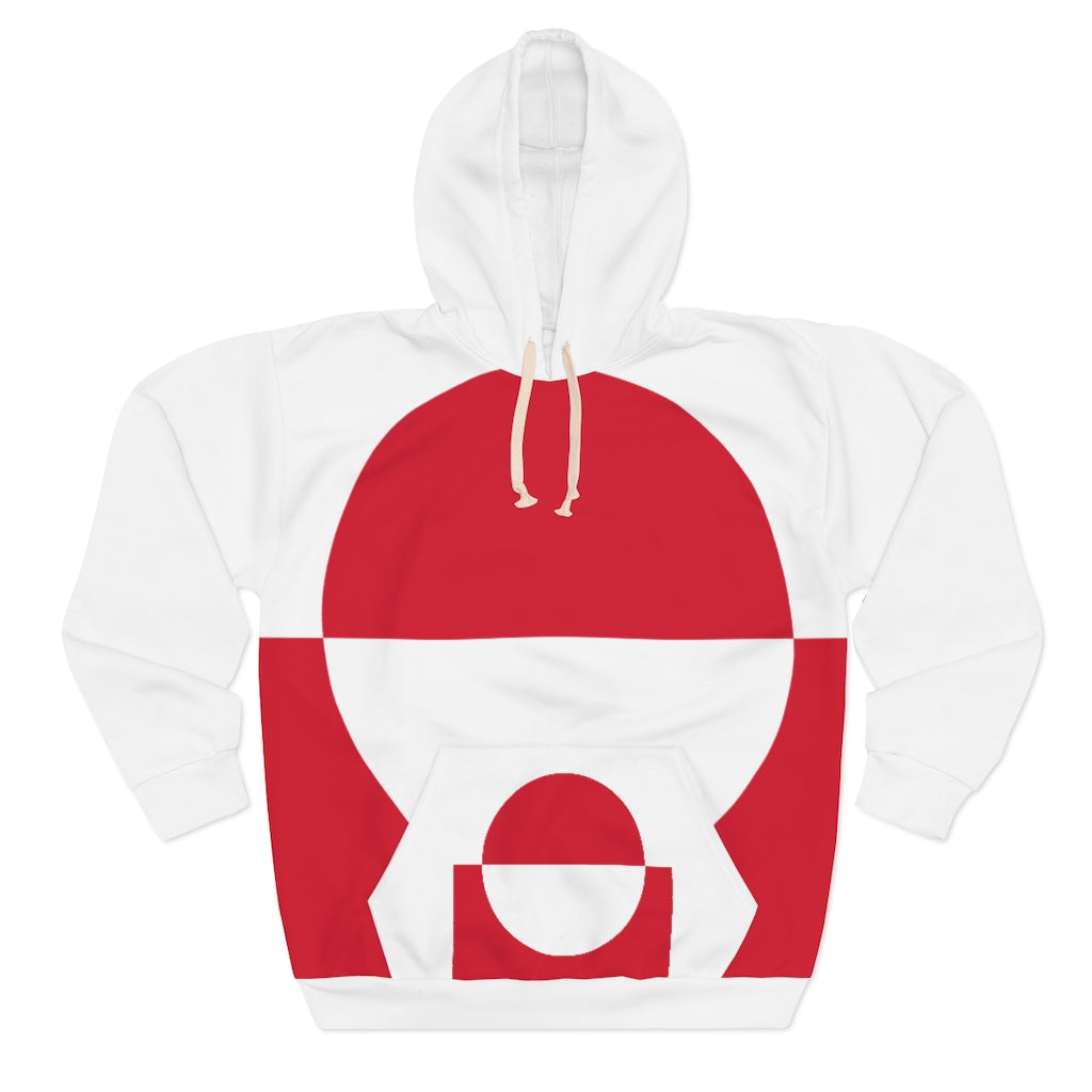 Greenland AOP Unisex Pullover Hoodie