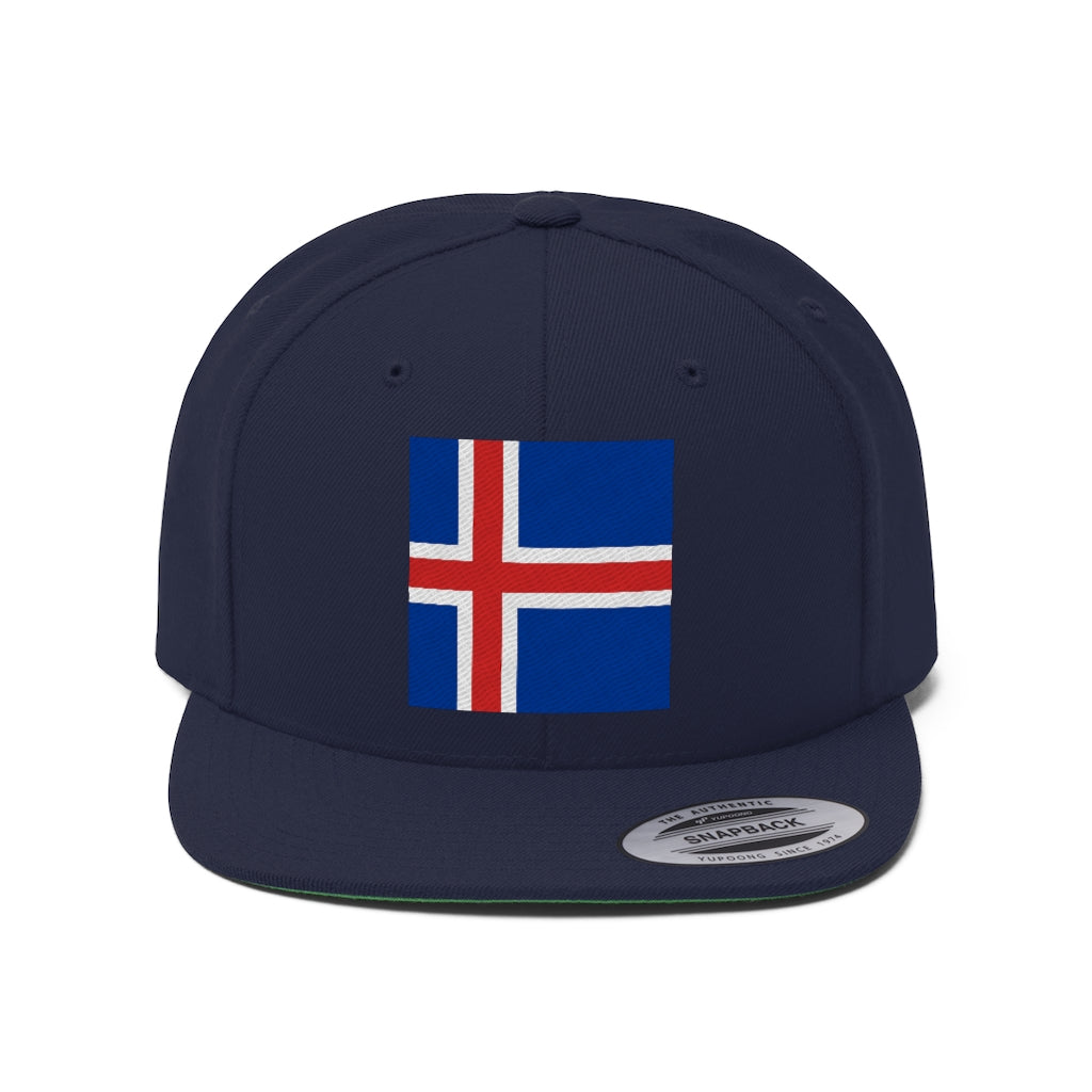 ICELAND Unisex Flat Bill Hat