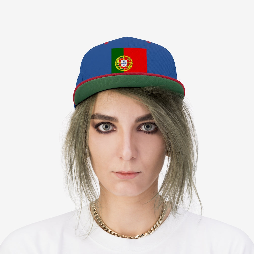 Portugal Unisex Flat Bill Hat