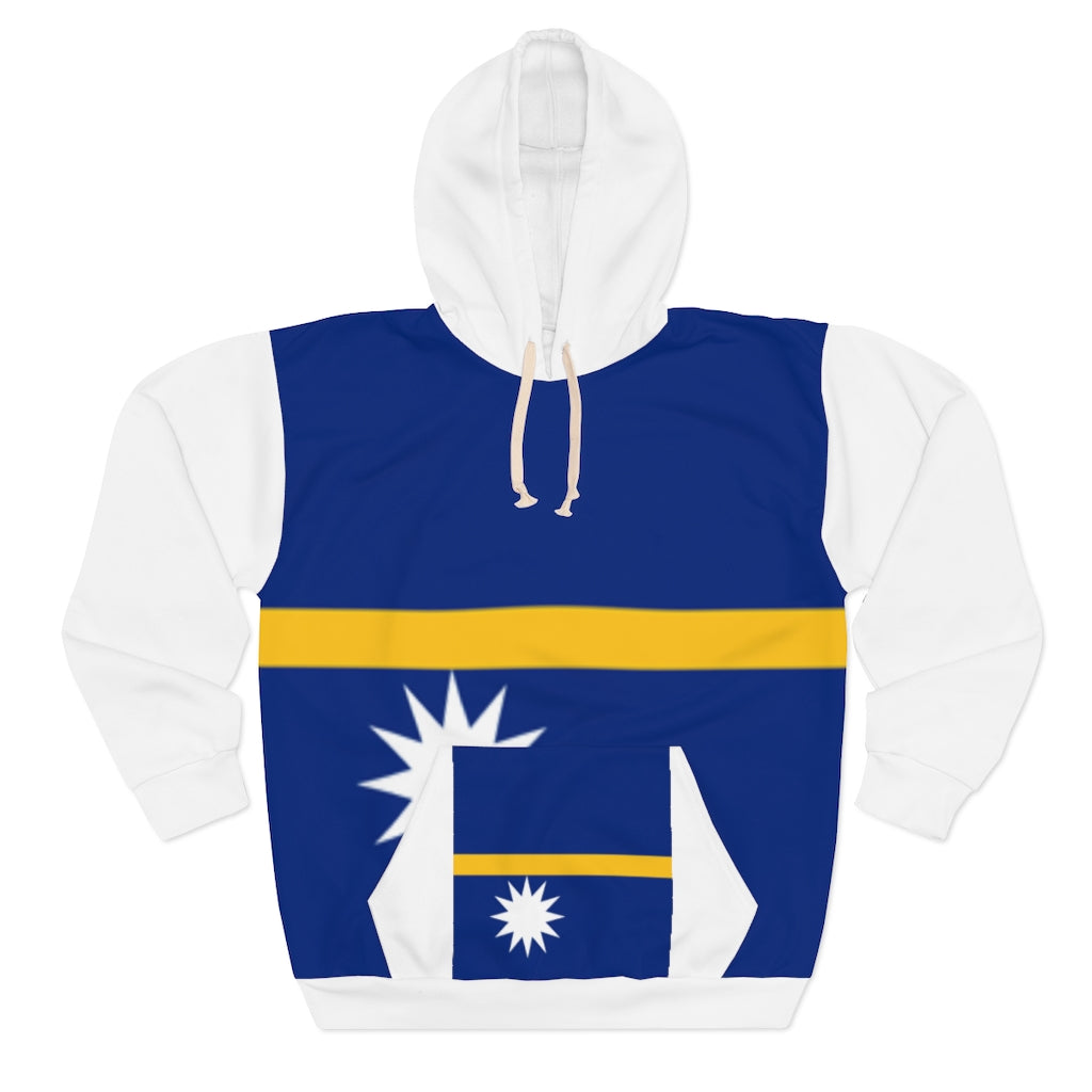 Nauru AOP Unisex Pullover Hoodie