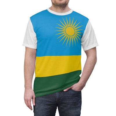 RWANDA Unisex AOP Cut & Sew Tee