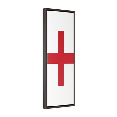 England Vertical Framed Premium Gallery Wrap Canvas