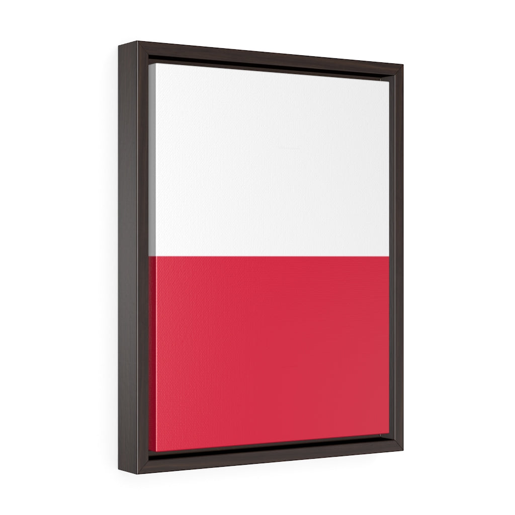 POLAND Vertical Framed Premium Gallery Wrap Canvas