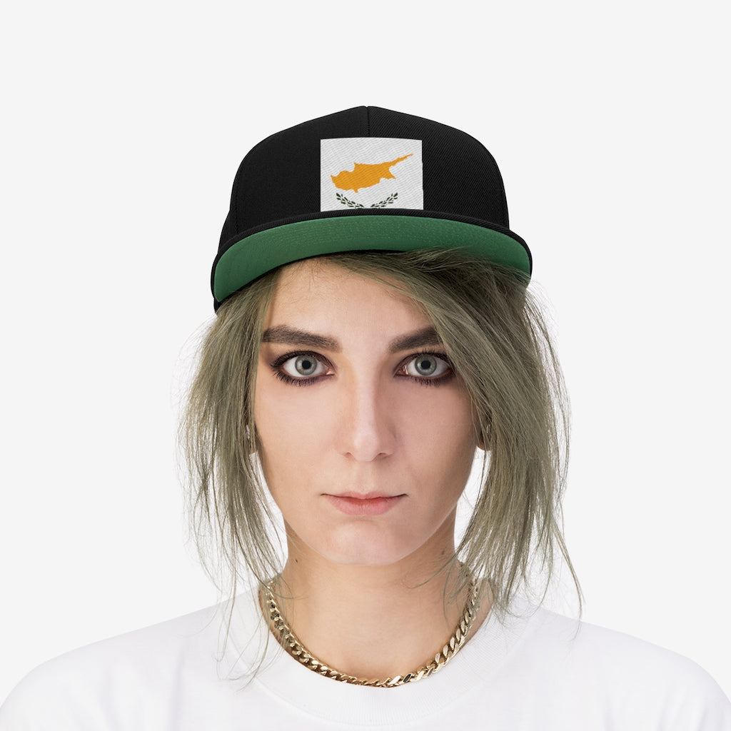 CYPRUS Unisex Flat Bill Hat