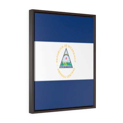 NICARAGUA Vertical Framed Premium Gallery Wrap Canvas