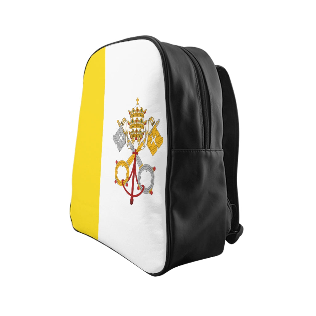 VATICAN CITY FLAG School Backpack