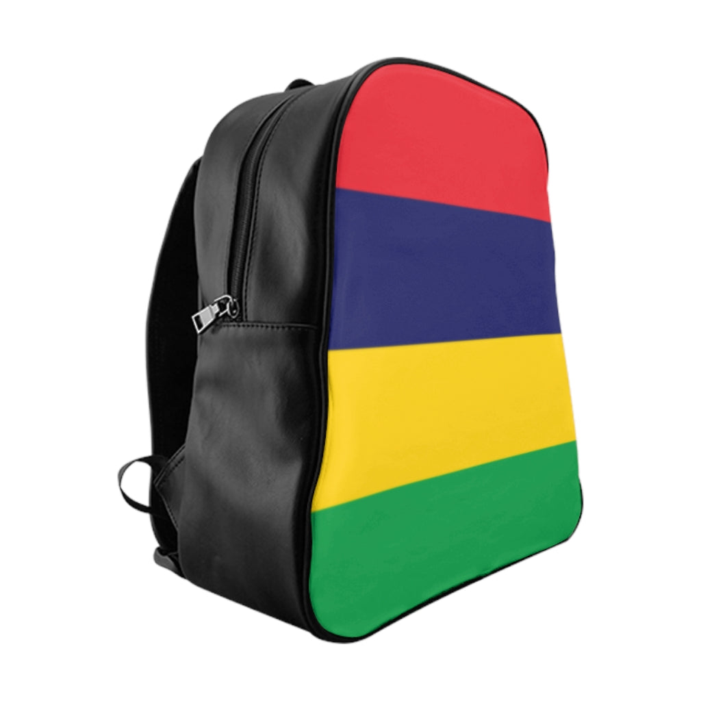 MAURITIUS FLAG School Backpack