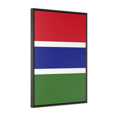 GAMBIA Vertical Framed Premium Gallery Wrap Canvas