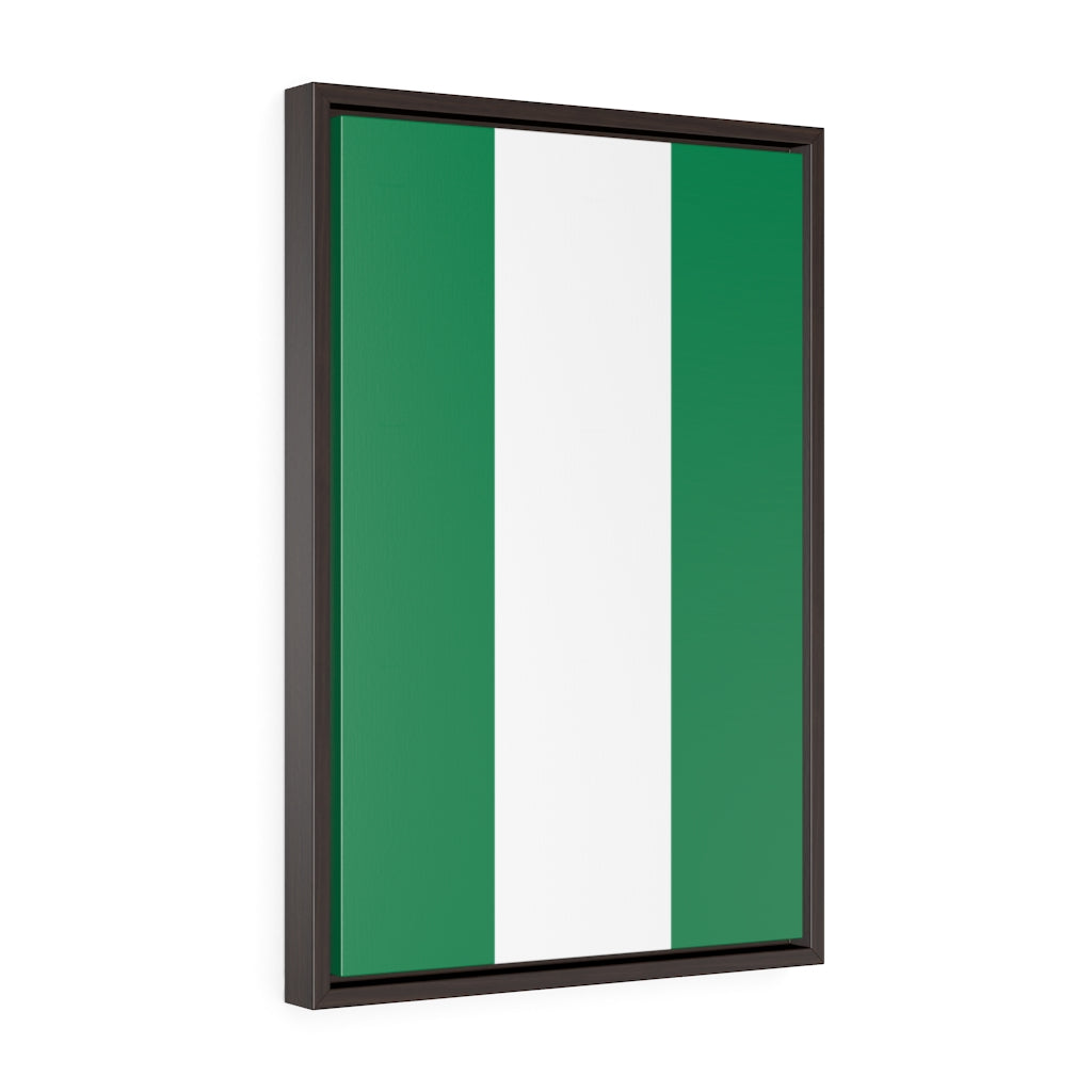 NIGERIA Vertical Framed Premium Gallery Wrap Canvas