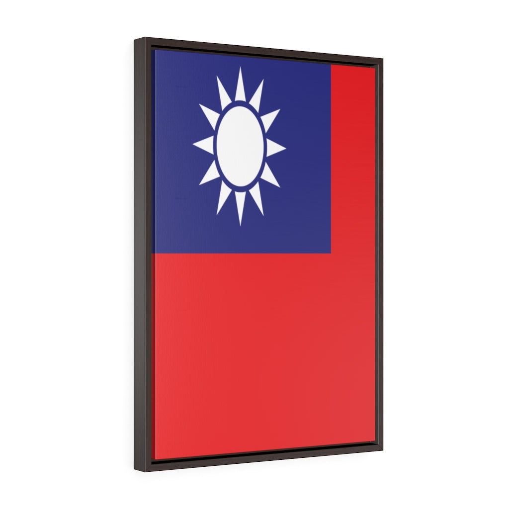 TAIWAN Vertical Framed Premium Gallery Wrap Canvas