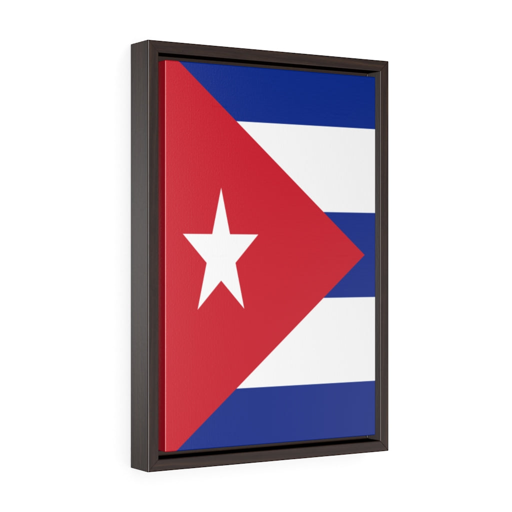 CUBA Vertical Framed Premium Gallery Wrap Canvas