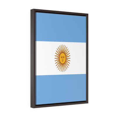 ARGENTINA Vertical Framed Premium Gallery Wrap Canvas