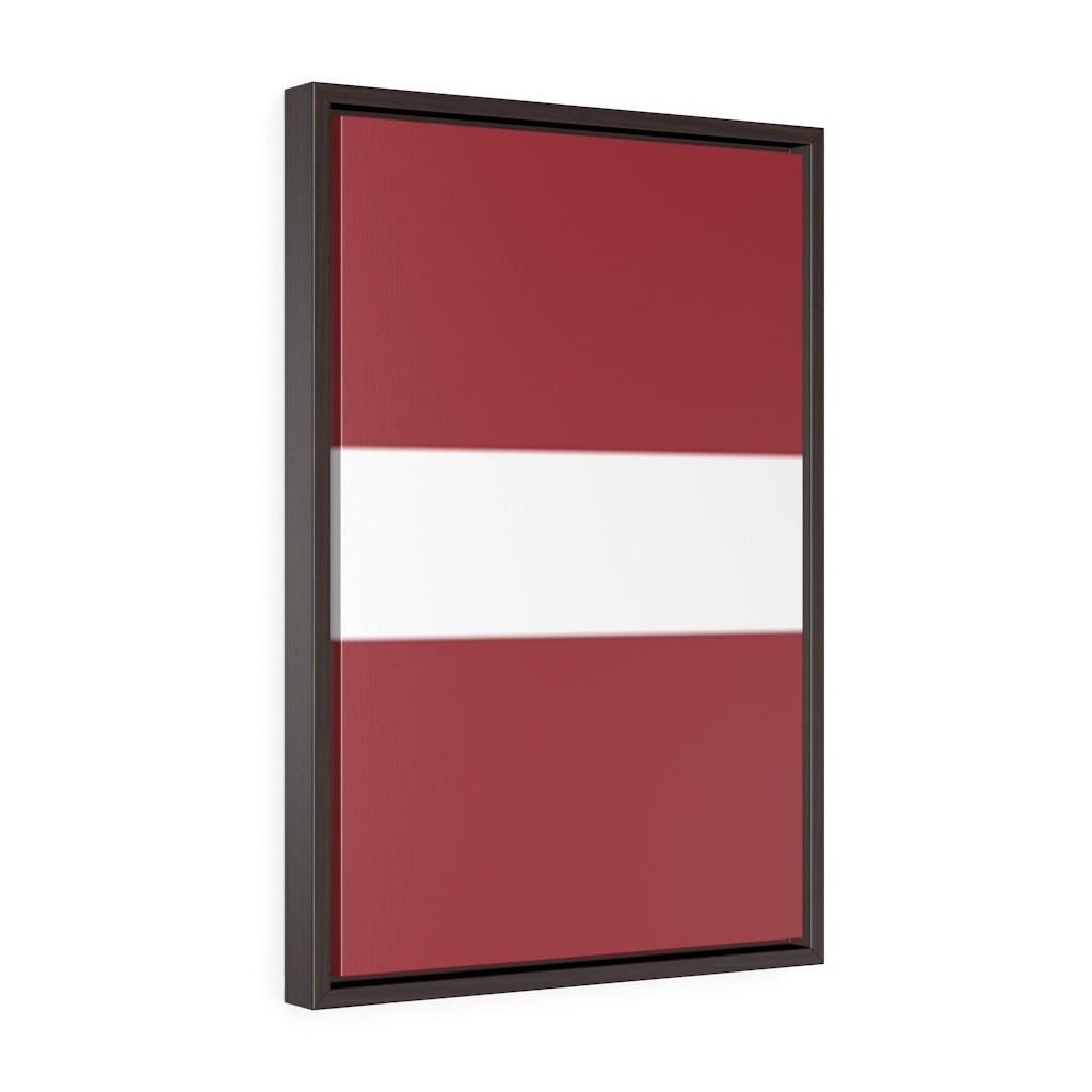 LATVIA Vertical Framed Premium Gallery Wrap Canvas