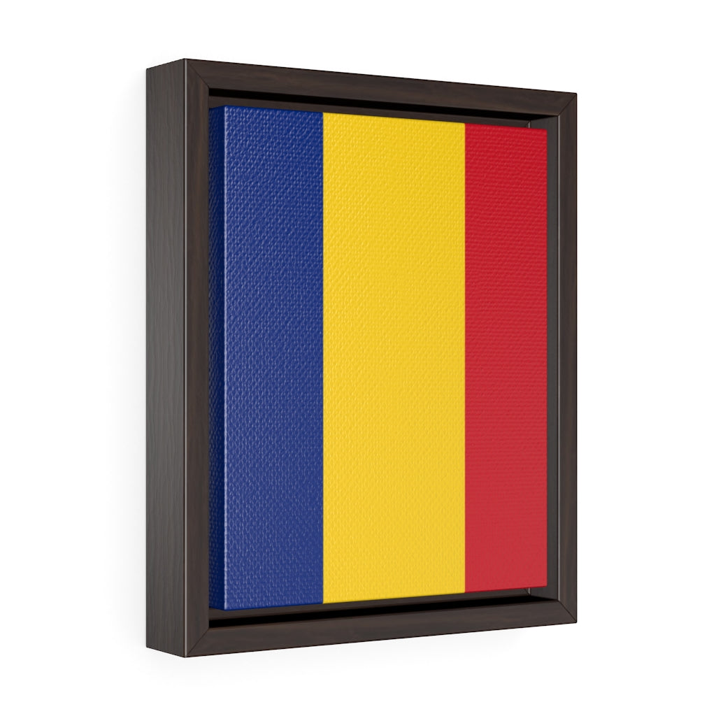 ROMANIA Vertical Framed Premium Gallery Wrap Canvas