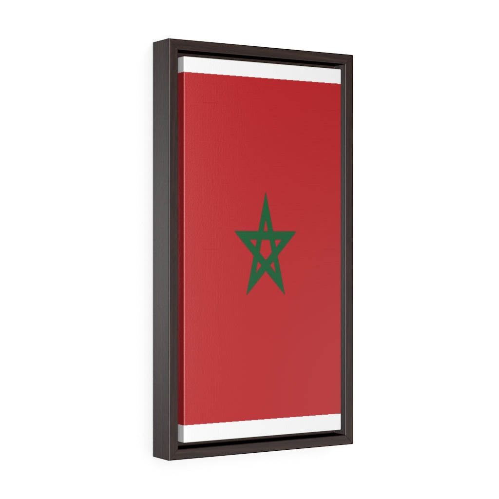 MOROCCO Vertical Framed Premium Gallery Wrap Canvas