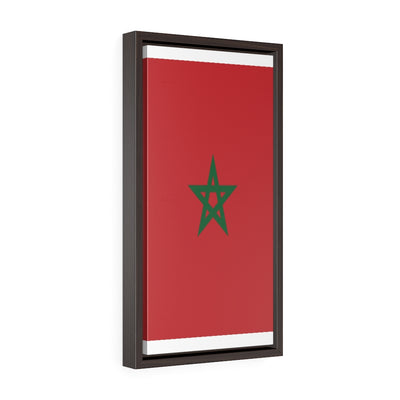 MOROCCO Vertical Framed Premium Gallery Wrap Canvas