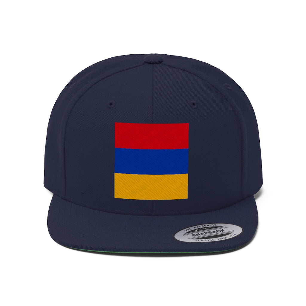 ARMENIA Unisex Flat Bill Hat