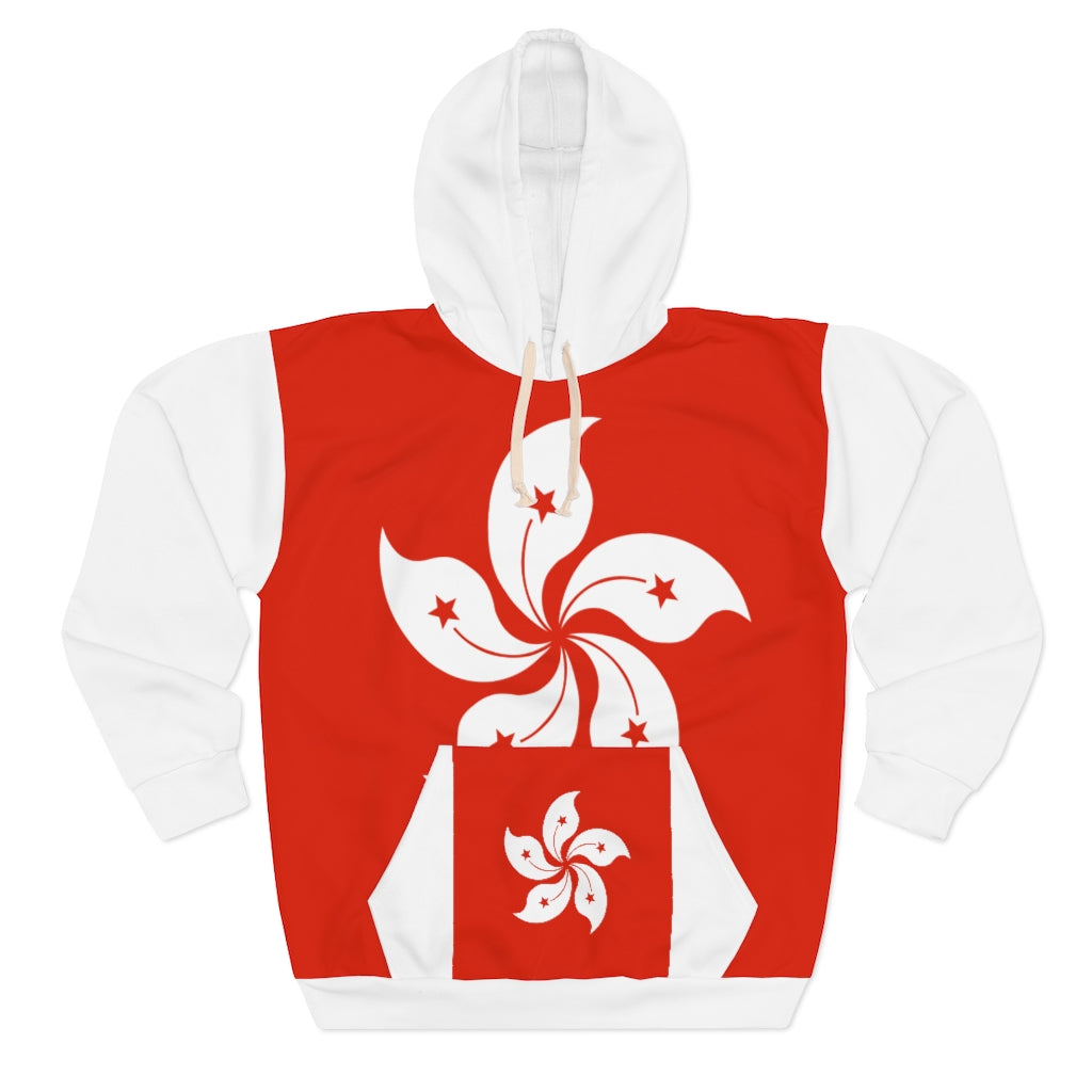 Hong Kong AOP Unisex Pullover Hoodie