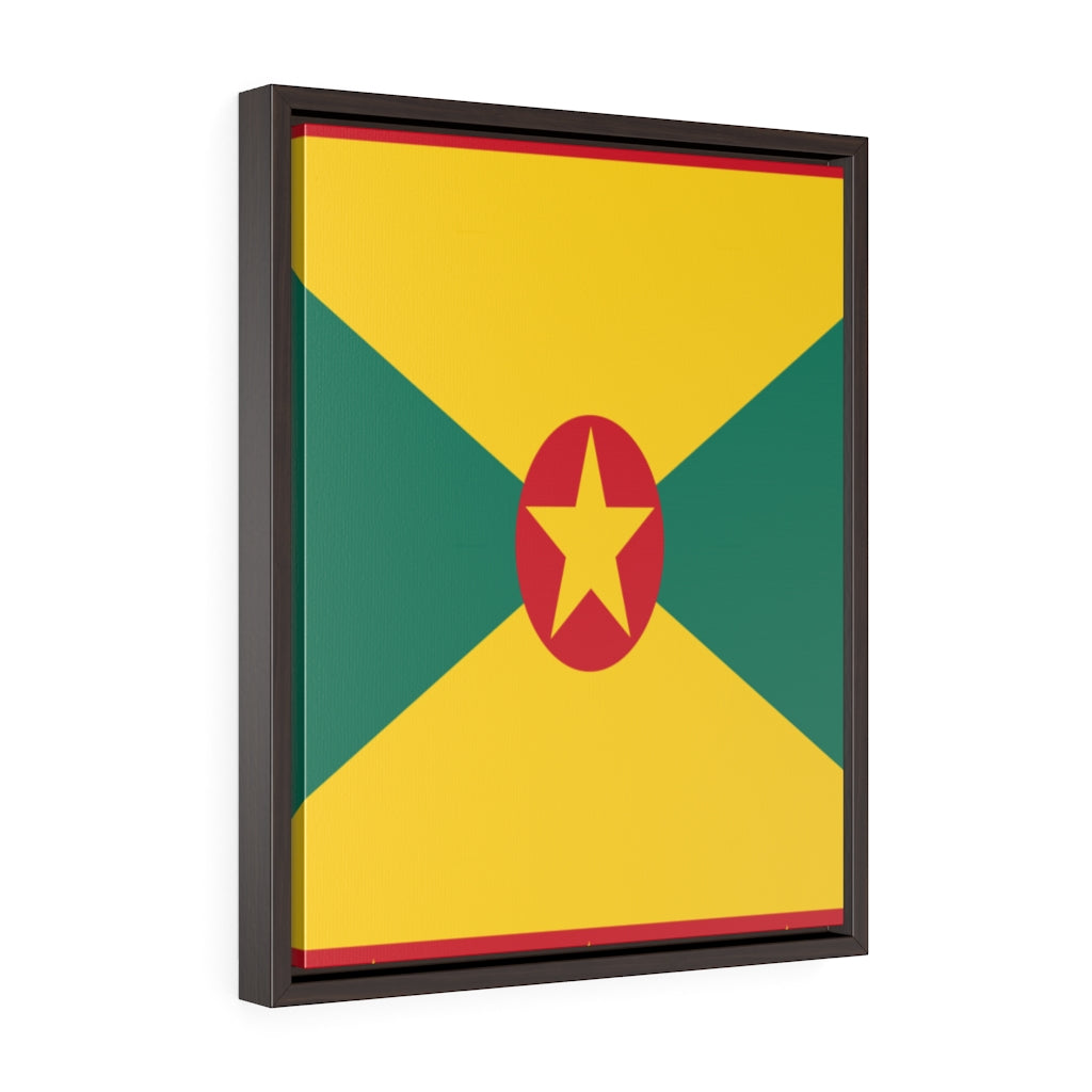 GRENADA Vertical Framed Premium Gallery Wrap Canvas